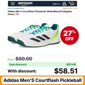 Adidas Men's Courtflash Pickleball – 27% off