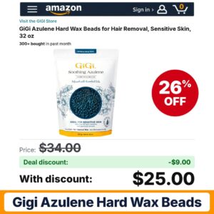 GiGi Azulene Hard Wax Beads – 26% off