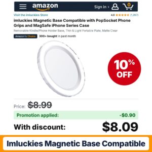 imluckies Magnetic Base Compatible Amazon promo code 9EZSHOJS – 10% off