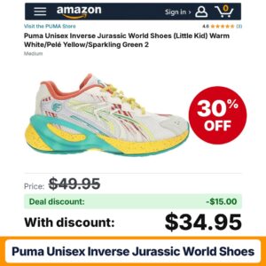Puma Unisex Inverse Jurassic World Shoes – 30% off